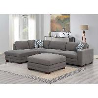 Penelope Fabric Sectional with Ottoman $1200. Reg 