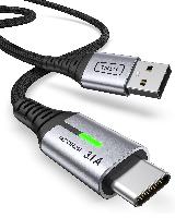 INIU USB A to USB C Charger Cable 6.6ft $2.94 + Fr