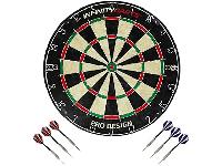 Infinity Darts Bristle Dartboard Set w/ 6 Metal Ti
